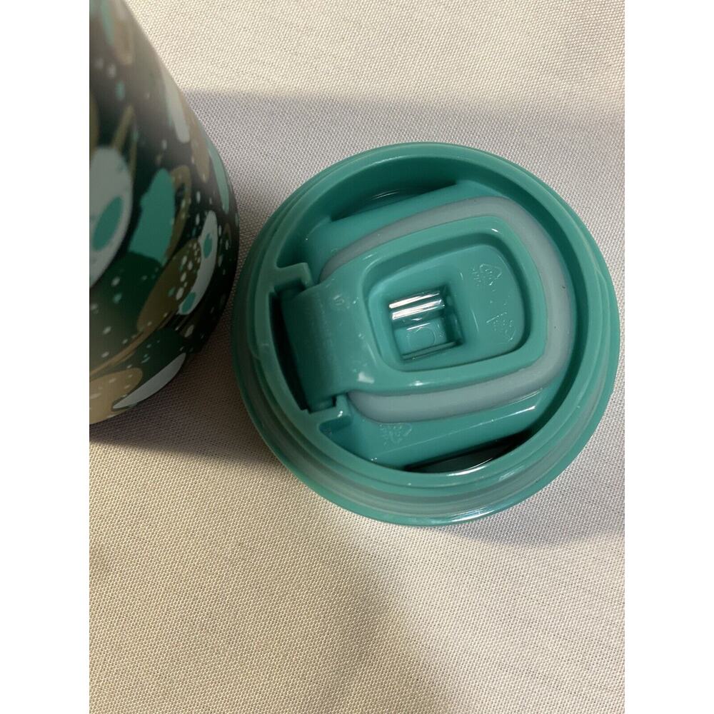 New Starbucks Travel Mug Marble Green And Pink Tumbler 2022. - Picture 7 of 8